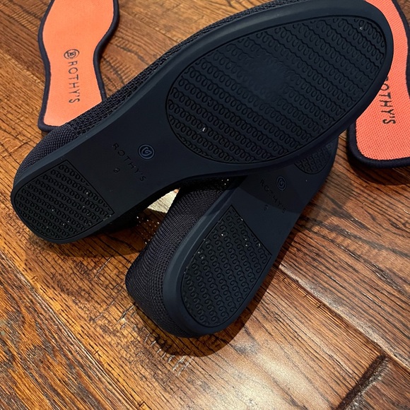 Rothy’s Maritime Lattice Stitch Mesh Flats, Rainbow Embroidery and original box - Picture 8 of 12